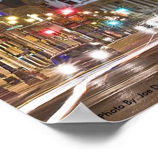 Night Color Bread St Canvas Poster (Hoek)