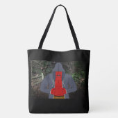 Night Creep (met achtergrond) Tote Bag (Achterkant)
