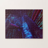 Night Cyberpunk Cityscape Legpuzzel (Horizontaal)