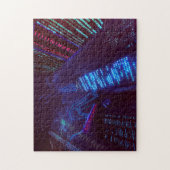 Night Cyberpunk Cityscape Legpuzzel (Verticaal)