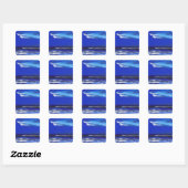 Night Dance Cricket Diane Ocean Art Vierkante Sticker (Vel)