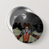 Night Demon Ronde Button 7,6 Cm (Voorkant /achterkant)