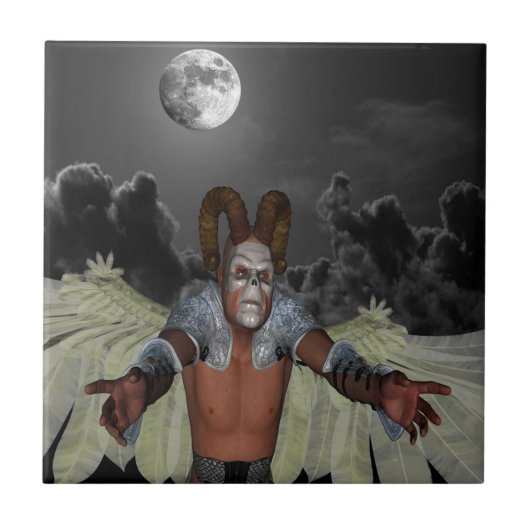 Night Demon Tegeltje (Voorkant)