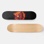 Night Desire - Fantasy - Oranje zwart Persoonlijk Skateboard (Horizontaal)