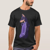 Night Doberman T-shirt (Voorkant)
