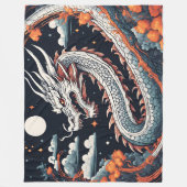 night dragon blanket fleece deken (Voorkant)