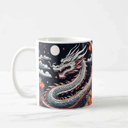 night dragon coffee mug koffiemok (Links)