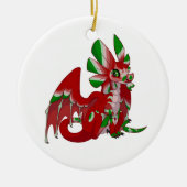 Night Dragon Keramisch Ornament (Voorkant)