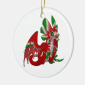 Night Dragon Keramisch Ornament (Links)
