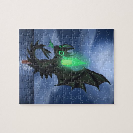 Night Dragon Legpuzzel (Horizontaal)