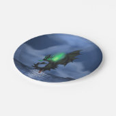 Night Dragon Papieren Bordje (Gekanteld)
