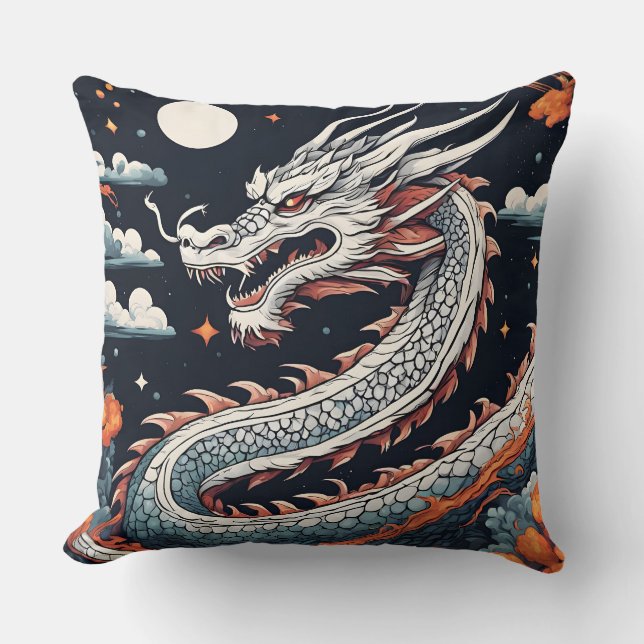night dragon pillow  kussen (Voorkant)