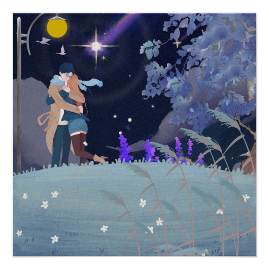 Night Embrace Perfect Poster (Voorkant)