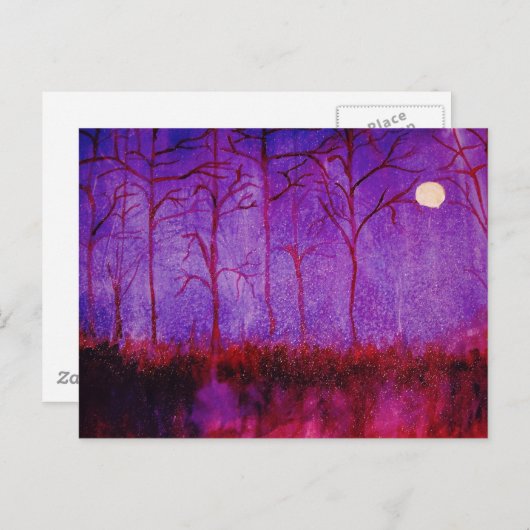 Night Enchanted Briefkaart (Voorkant / Achterkant)