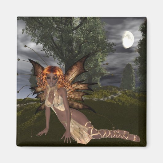 Night Fairy Design 1 - Fantasy Fae Magnet (Voorkant)