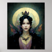 Night Fairy Fantasy Art Poster (Voorkant)