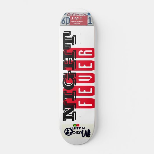 NIGHT FEVER Skateboard (Voorkant)