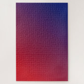 Night Fire Bright Red naar donkerblauwe gradiënt Legpuzzel (Verticaal)