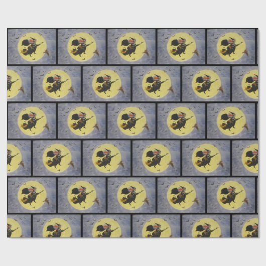 "Night Flight!" Cadeaupapier (Vlak)