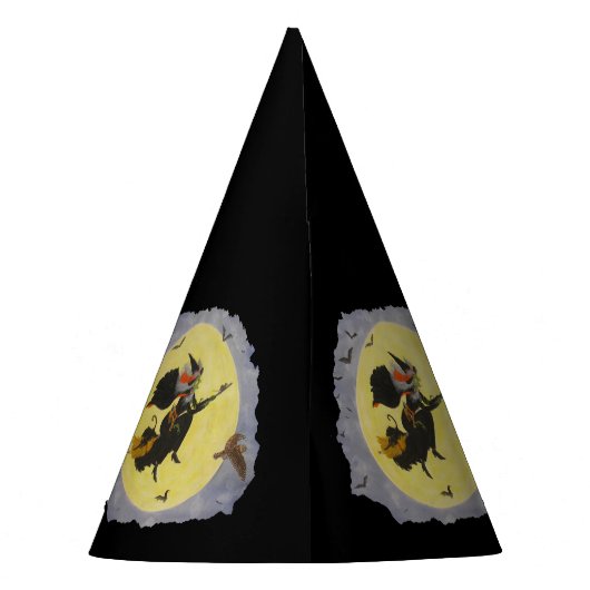 "Night Flight!" Feesthoedjes (Achterkant)