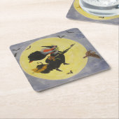 "Night Flight!" Kartonnen Onderzetters (Schuin)