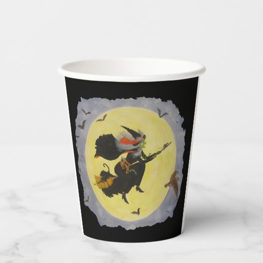 "Night Flight!" Papieren Bekers (Achterkant)