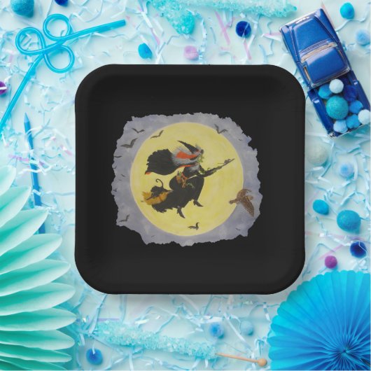 "Night Flight!" Papieren Bordje (Feest)