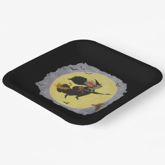 "Night Flight!" Papieren Bordje (Gebogen)