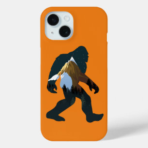 Night Forest Bigfoot iPhone 15 Case