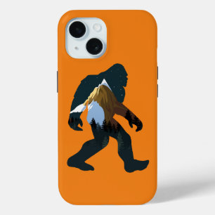 Night Forest Bigfoot iPhone 15 Case