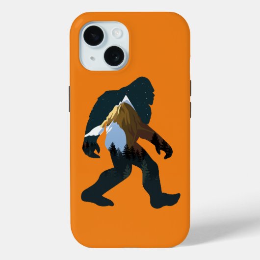 Night Forest Bigfoot Case-Mate iPhone Case (Achterkant)
