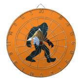 Night Forest Bigfoot Dartbord (Voorkant)
