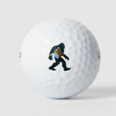 Night Forest Bigfoot Golfballen (Voorkant)