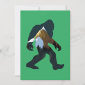 Night Forest Bigfoot Kaart (Voorkant)