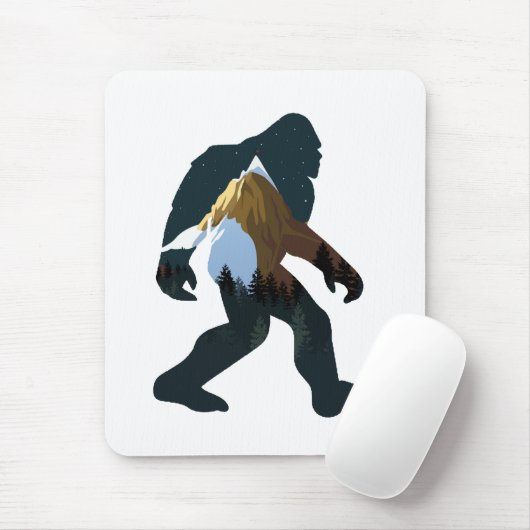 Night Forest Bigfoot Muismat (Met muis)