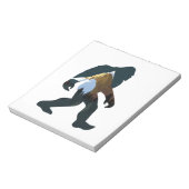 Night Forest Bigfoot Notitieblok (Linkerzijde)