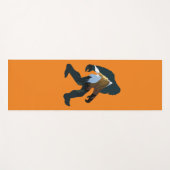 Night Forest Bigfoot Yogamat (Voorkant (horizontaal))