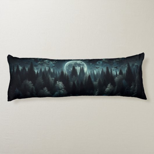 Night Forest Camo Lichaamskussen (Achterkant)