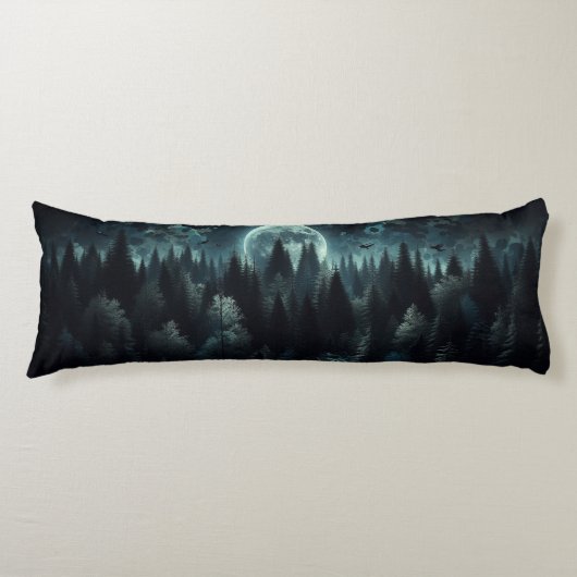 Night Forest Camo Lichaamskussen (Voorkant)