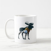 Night Forest Moose Koffiemok (Links)