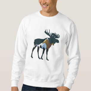 Night Forest Moose Trui