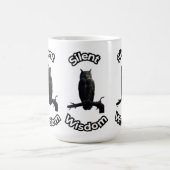  **Night Forest Owl – Realistic Nocturnal Owl Illu Koffiemok (Center)