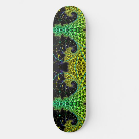 Night Fractals Persoonlijk Skateboard (Voorkant)