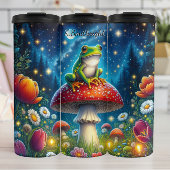 Night Frog Mushroom Starry Meadow Thermosbeker