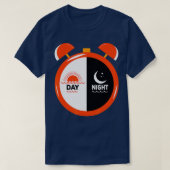 Night Funny Daylight Saving Time Gifts T-shirt (Design voorkant)