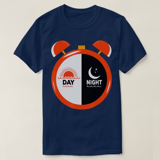 Night Funny Daylight Saving Time Gifts T-shirt (Design voorkant)
