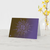 Night Garden Wenskaart Kaart (Gele Bloem)