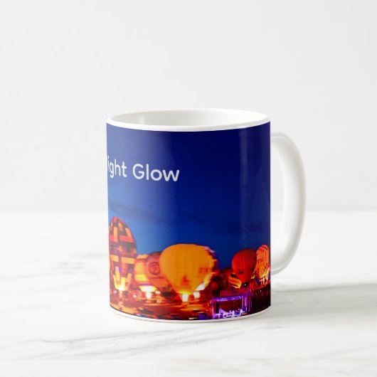 Night Glow Balloon Coffee Mug Koffiemok (Voorkant rechts)