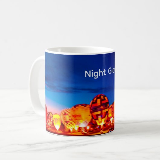 Night Glow Balloon Coffee Mug Koffiemok (Voorkant links)