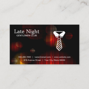 Night Glow Business Suit Visitekaartje